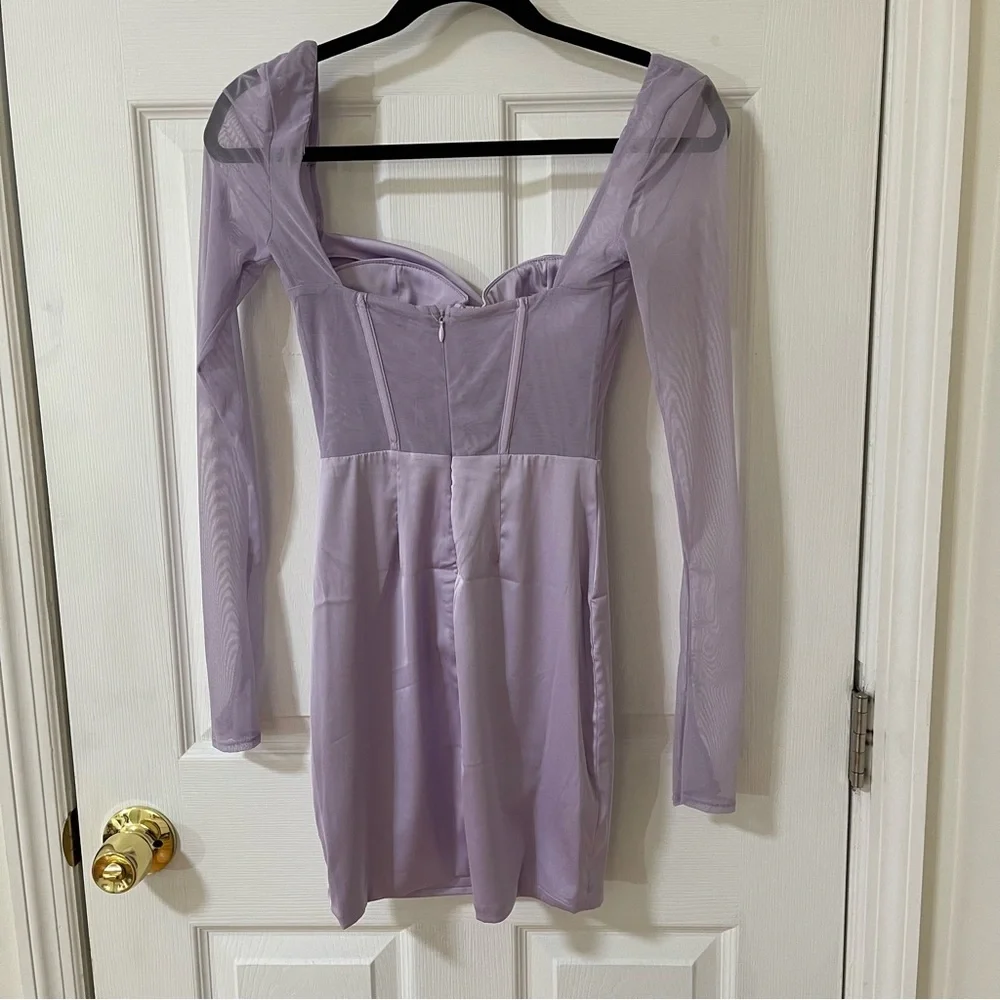 Oh Polly Lilac Dress - Picture 4 of 6